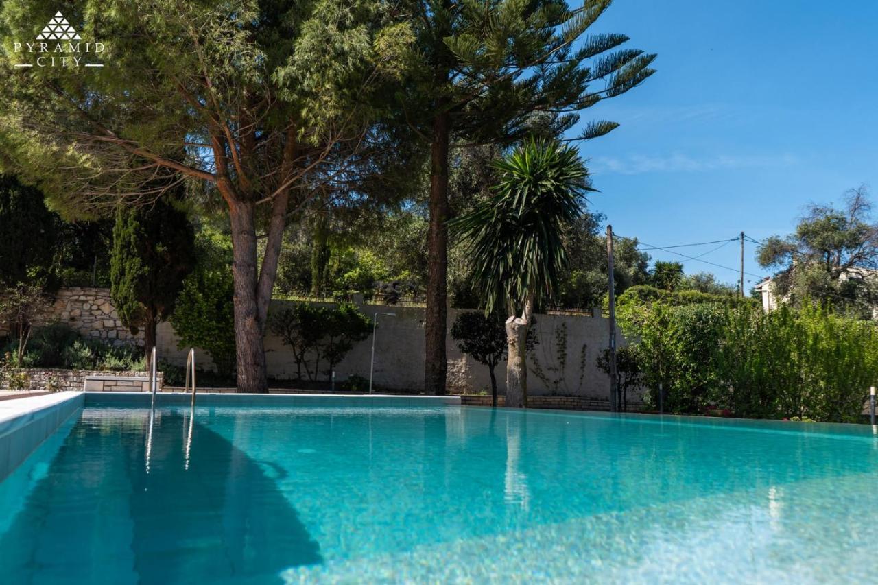 Luxury Villa Jupiter Agios Spyridon  Bagian luar foto