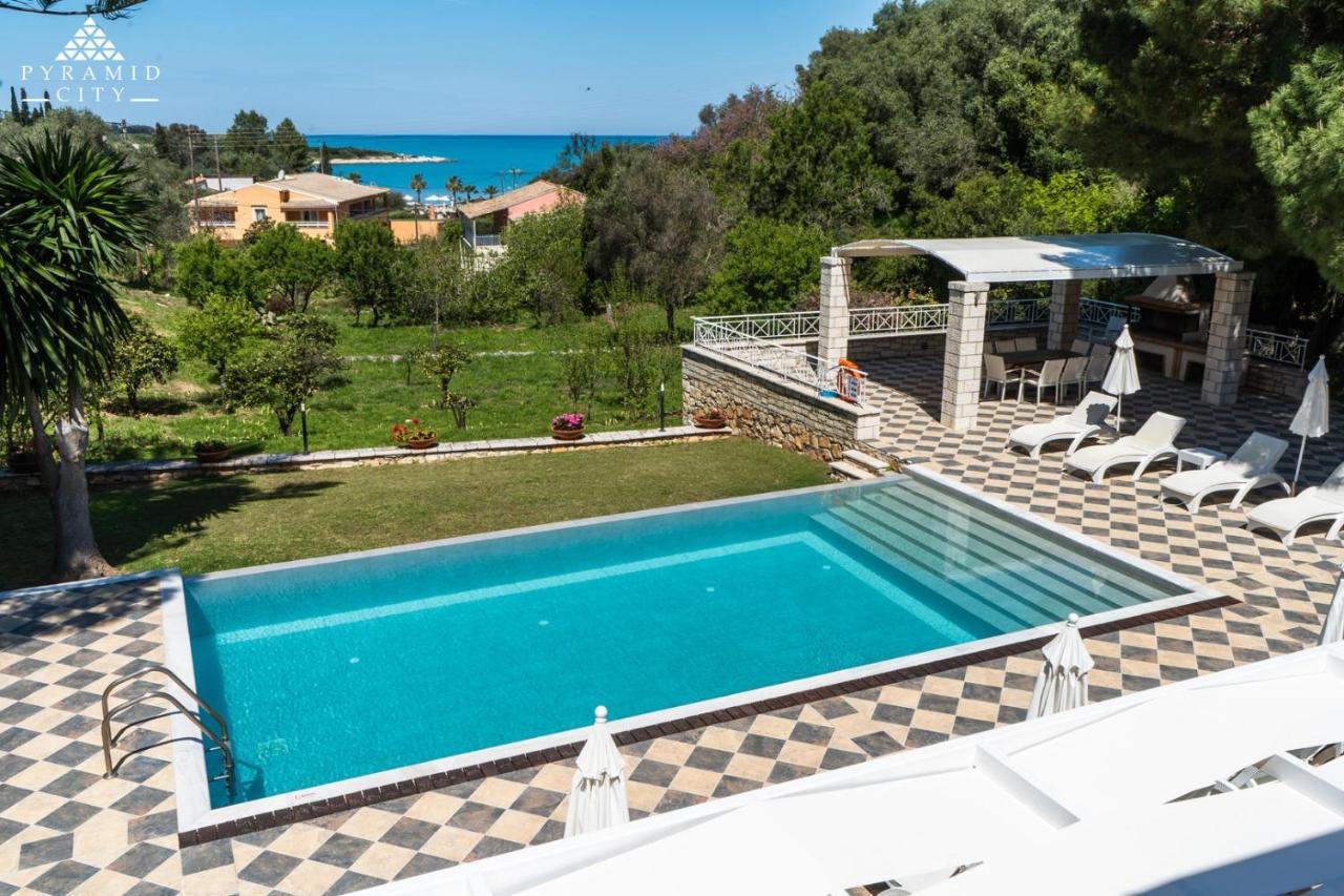 Luxury Villa Jupiter Agios Spyridon  Bagian luar foto