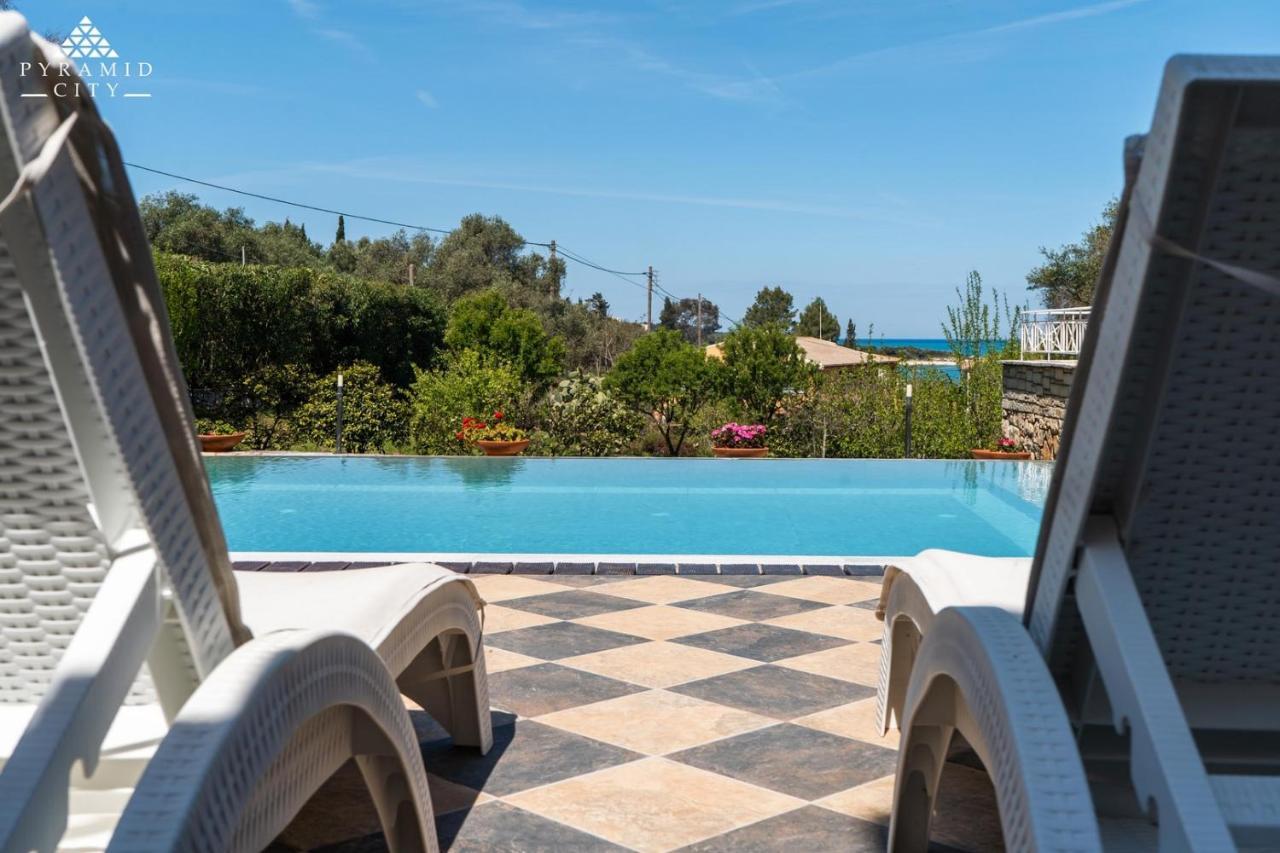 Luxury Villa Jupiter Agios Spyridon  Bagian luar foto
