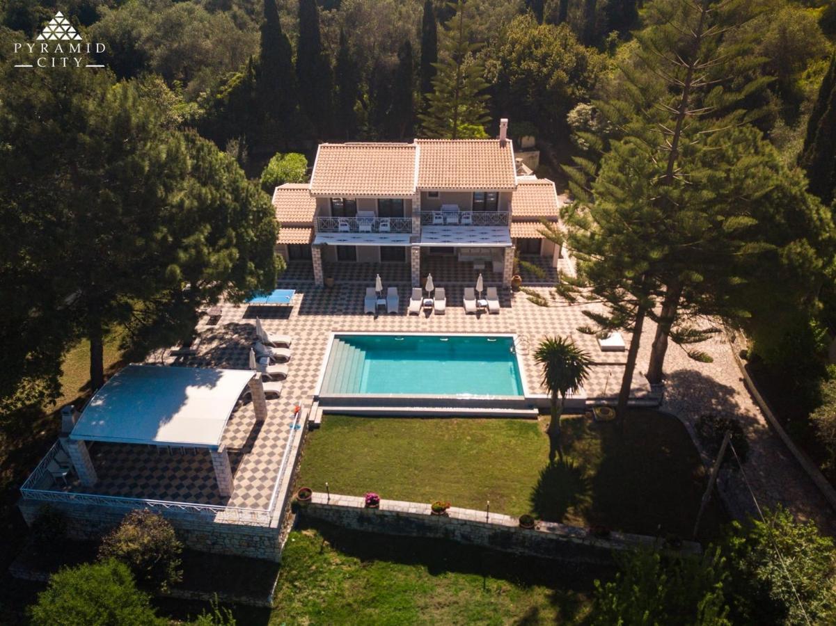 Luxury Villa Jupiter Agios Spyridon  Bagian luar foto